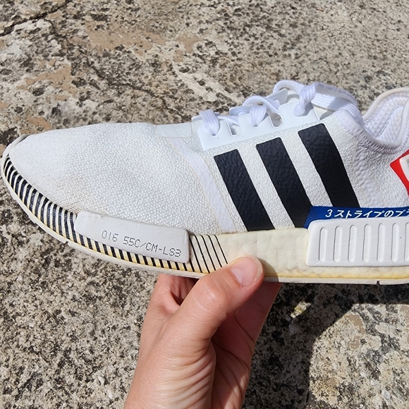 Mens Adidas NMD_R1 Japan White Colorblock Size 9 Collectible Adidas Japanese! - Picture 3 of 16